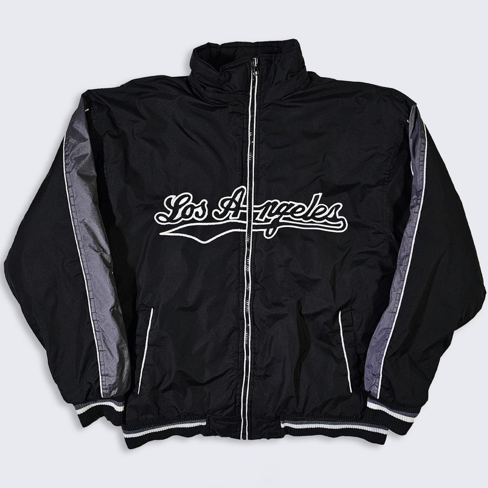 Los Angeles Vintage 90s Black Fleece Lined Jacket